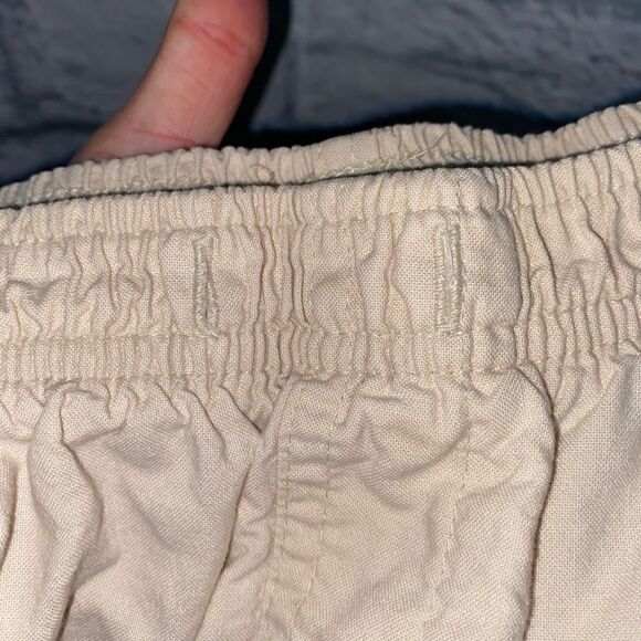 Classic elements 100% cotton embroidered pull on capri pants sz L 14/16 - Picture 9 of 10